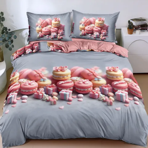 Lenjerie Bumbac Satinat 4 Piese Frostella