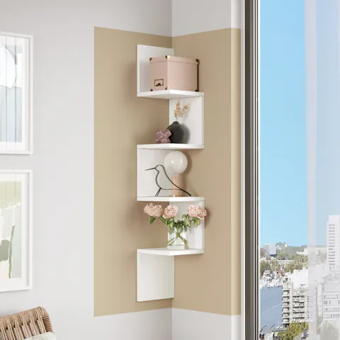 Raft Suspendat Model Hayden, Alb