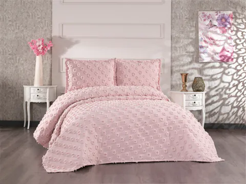 Set Cuvertura Pat Dublu Model Hayal Powder