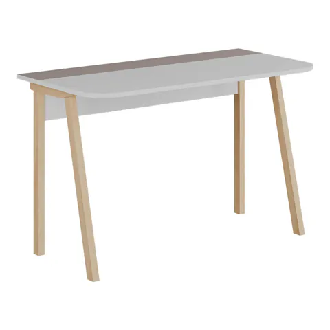Birou Model Malia, Natur/Cappuccino/Alb, 120x60.5x75 cm