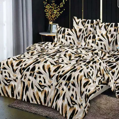 Lenjerie cu elastic 180x200cm, Silvara, 4 Piese