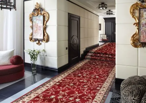 Traversa tip Mocheta Model Lotos 523-210, latime 80 cm