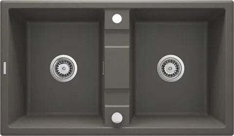 Chiuvetă din granit, 2-cuve, Eridan, ZQE_T203
