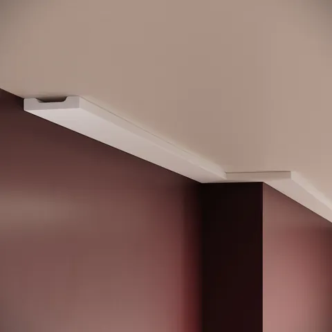 Cornisa poliuretan flexibil, Manavi, B18F.1-4.8x1x200 cm