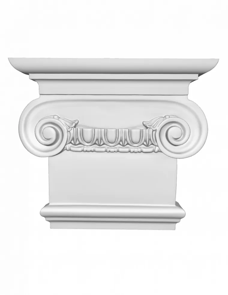 Capitel pilastru din poliuretan PL258R - 18.9x21.4x6.4 cm