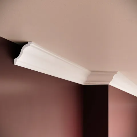 Cornisa polimer rigid, Manavi, C6 - 5.4x5.2x200 cm