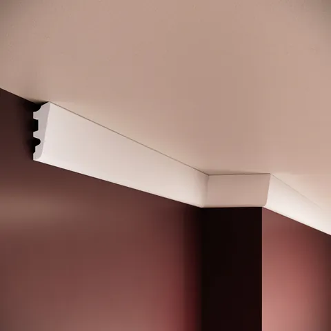 Cornisa polimer rigid, Manavi, S16-5.8x1.8x200 cm