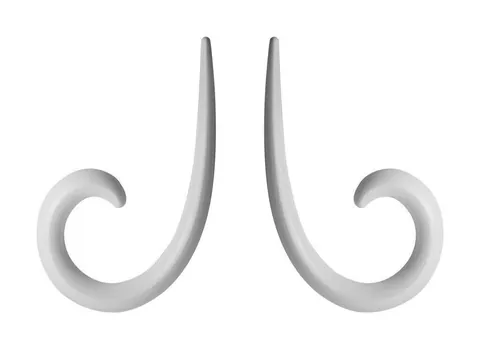 Set ornament din poliuretan A694L (1buc) + A694R (1buc) - 20.9 x 11.1 x 1.1 cm