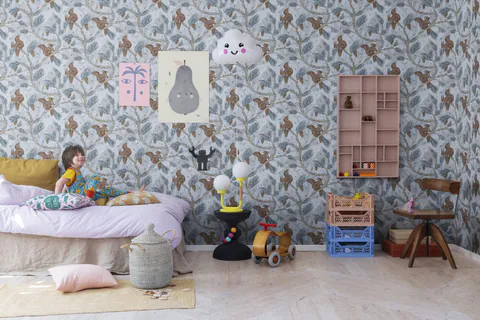 Tapet pentru copii, Squirrel Mountain, Sky, RebelWalls