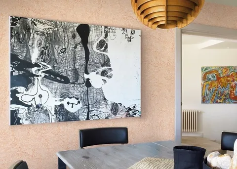 Vopsea decorativa pentru interior, efect ARTECO' 7, finisaj satinat