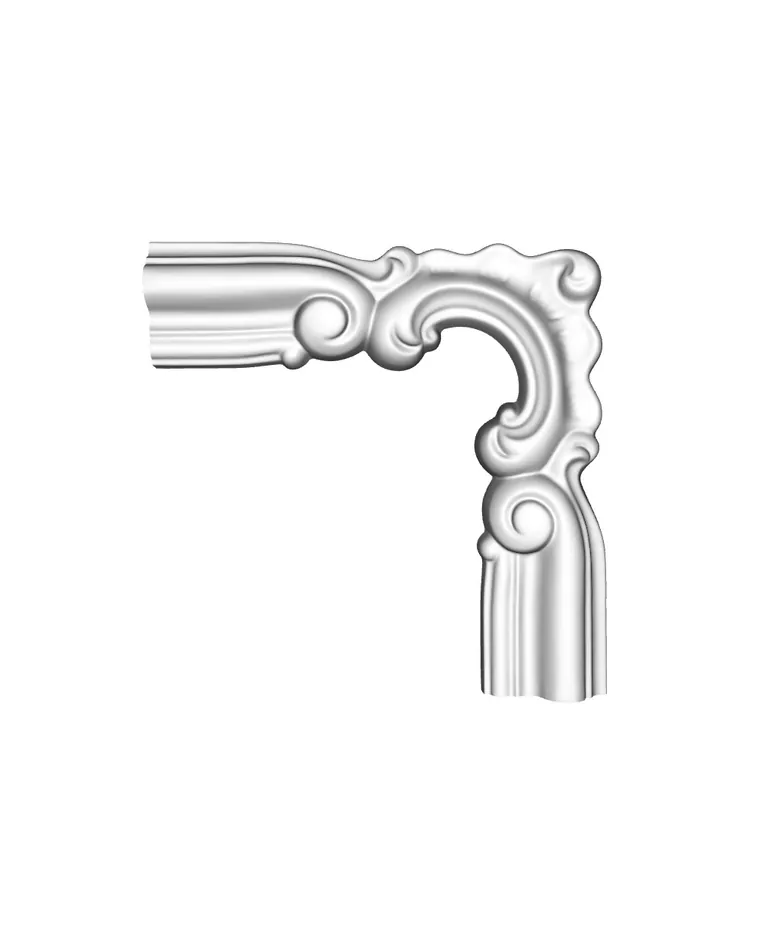 Chenar din poliuretan CR824A - 14.5x14.5x1.8 cm