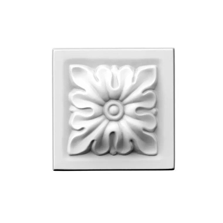 Piesa decorativa din poliuretan D414 - 9.5x9.5x1.5 cm