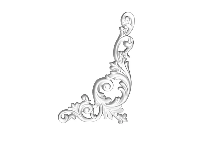 Ornament din poliuretan A611R - 26x12.6x1.5 cm