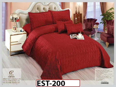 Cuvertura UNI cu 3 piese din Catifea - EST200