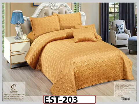 Cuvertura UNI cu 3 piese din Catifea - EST203