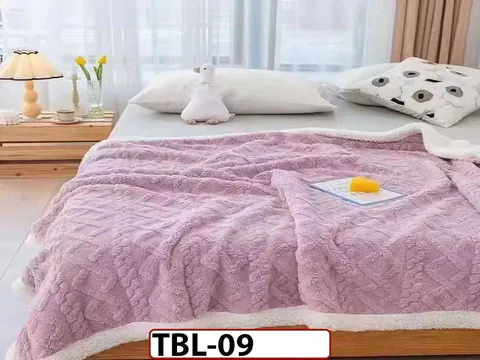 Patura Pufoasa Cocolino cu Blanita pentru pat dublu TBL09