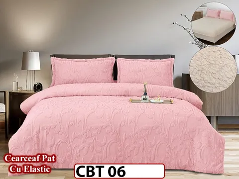 Lenjerie din Blanita artificiala de Iepure din 4 piese cu Elastic- CBT06