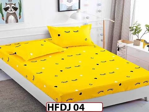 Husa de Pat din Finet + 2 Fete de Perne - Saltea 90x200 - HFDJ04