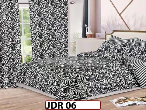 Lenjerie din finet 8 piese cu Draperii - JDR06