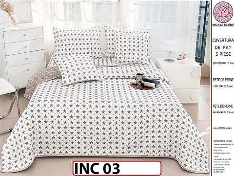 Cuvertura cu 5 piese din In - INC03