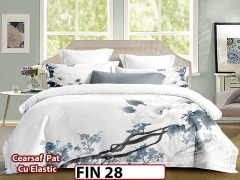 Lenjerie din Finet Elegant 4 piese cu elastic - FIN 28