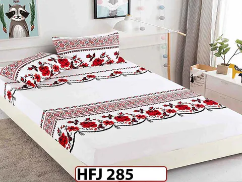 Husa de Pat din Finet + 2 Fete de Perne - Saltea 180x200 - Pat 2 Persoane - HFJ285