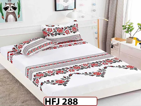 Husa de Pat din Finet + 2 Fete de Perne - Saltea 180x200 - Pat 2 Persoane - HFJ288