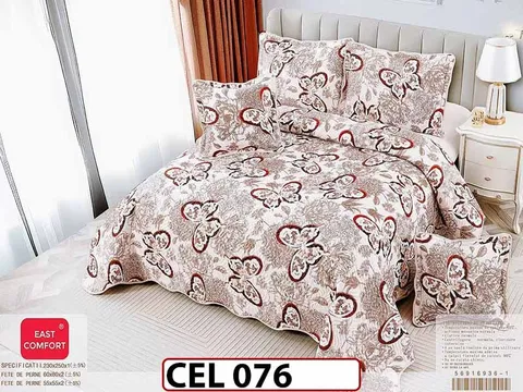 Cuvertura cu 5 piese din BUMBAC 100% - CEL076