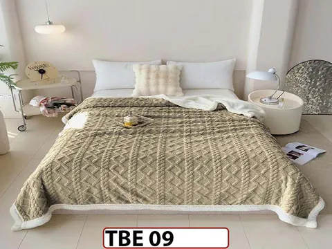 Patura Pufoasa Cocolino cu Blanita pentru pat dublu TBE 09