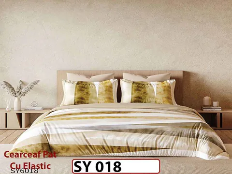 Lenjerie din finet 6 piese Imprimata Digital cu elastic - SY 018