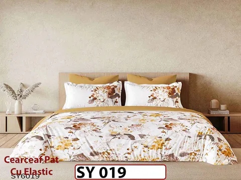 Lenjerie din finet 6 piese Imprimata Digital cu elastic - SY 019