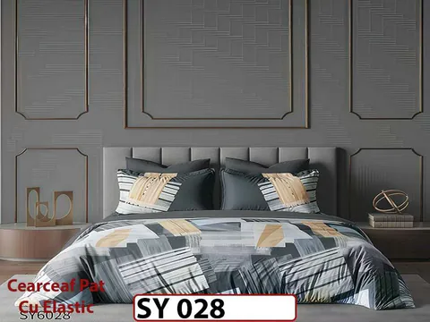 Lenjerie din finet 6 piese Imprimata Digital cu elastic - SY 028