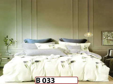 Lenjerie din bumbac 100% 4 piese CasaNewConcept - B 033