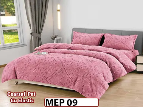 Lenjerie De Pat Cocolino 2 Persoane CU ELASTIC 4 piese - MEP 09