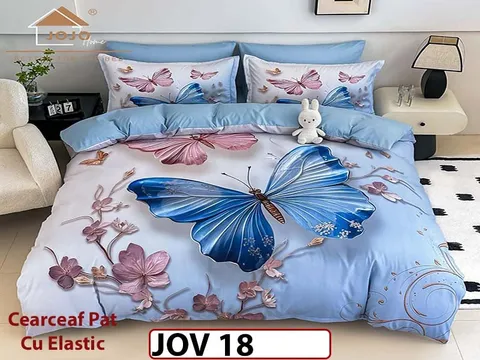 Lenjerie 5D din Finet 6 piese cu Elastic - JOV 18