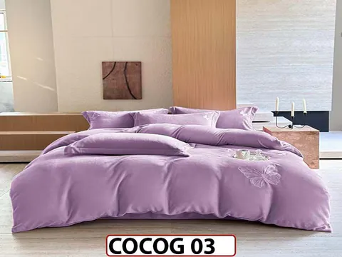 Lenjerie De Pat Cocolino de 2 Persoane cu 4 piese - COCOG 03