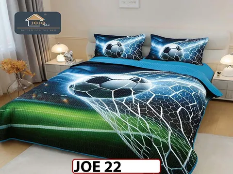 Cuvertura cu 3 piese IMPRIMATA DIGITAL - JOE 22