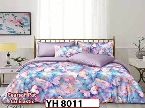 Lenjerie din Bumbac Satinat 4 Piese - YH 8011