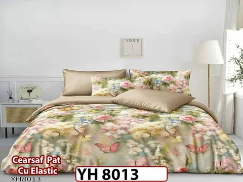 Lenjerie din Bumbac Satinat 4 Piese - YH 8013