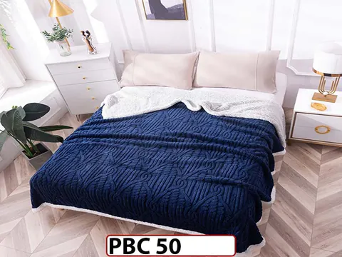 Patura Pufoasa Cocolino cu Blanita pentru pat dublu PBC50