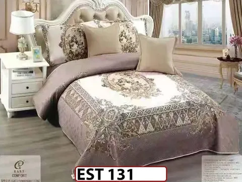 Cuvertura cu 5 piese din Catifea - EST131