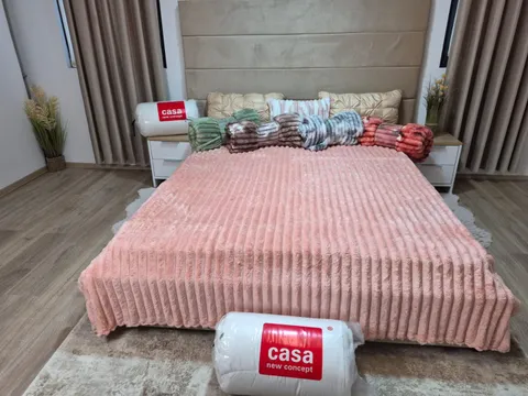 Patura Pufoasa Cocolino groasa uni pentru pat dublu 200x230cm - XPF12