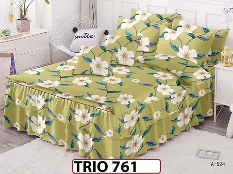 Lenjerie din finet 6 Piese Cu Volanase - TRIO 761