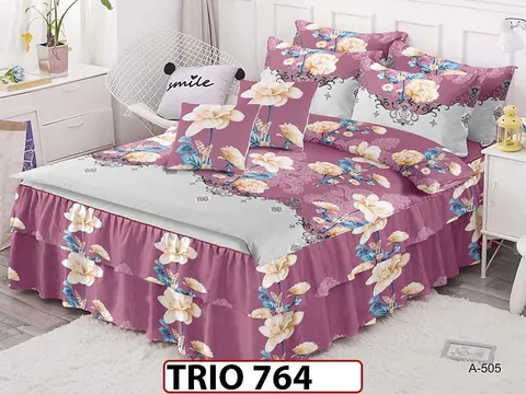 Lenjerie din finet 6 Piese Cu Volanase - TRIO 764