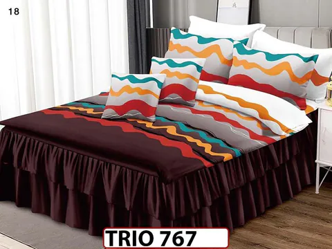 Lenjerie din finet 6 Piese Cu Volanase - TRIO 767