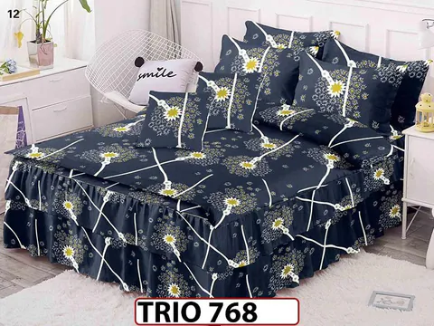 Lenjerie din finet 6 Piese Cu Volanase - TRIO 768