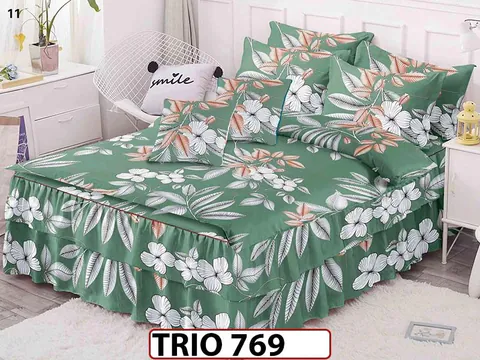 Lenjerie din finet 6 Piese Cu Volanase - TRIO 769