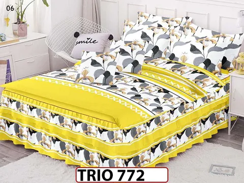 Lenjerie din finet 6 Piese Cu Volanase - TRIO 772