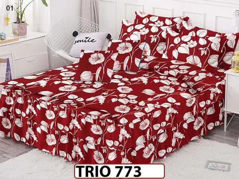 Lenjerie din finet 6 Piese Cu Volanase - TRIO 773