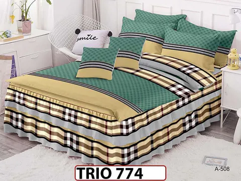 Lenjerie din finet 6 Piese Cu Volanase - TRIO 774